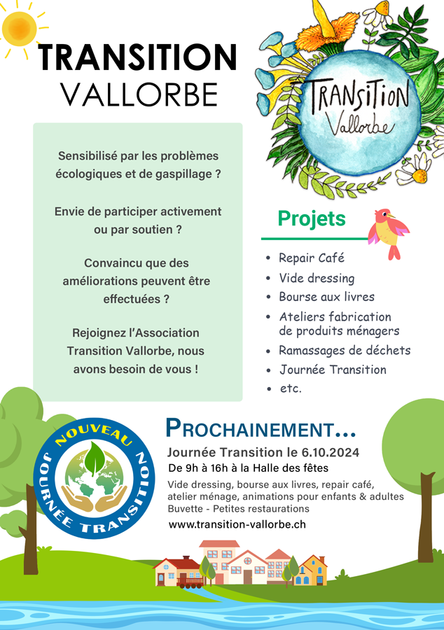 Flyer Transition Vallorbe recto Flyer Transition Vallorbe recto